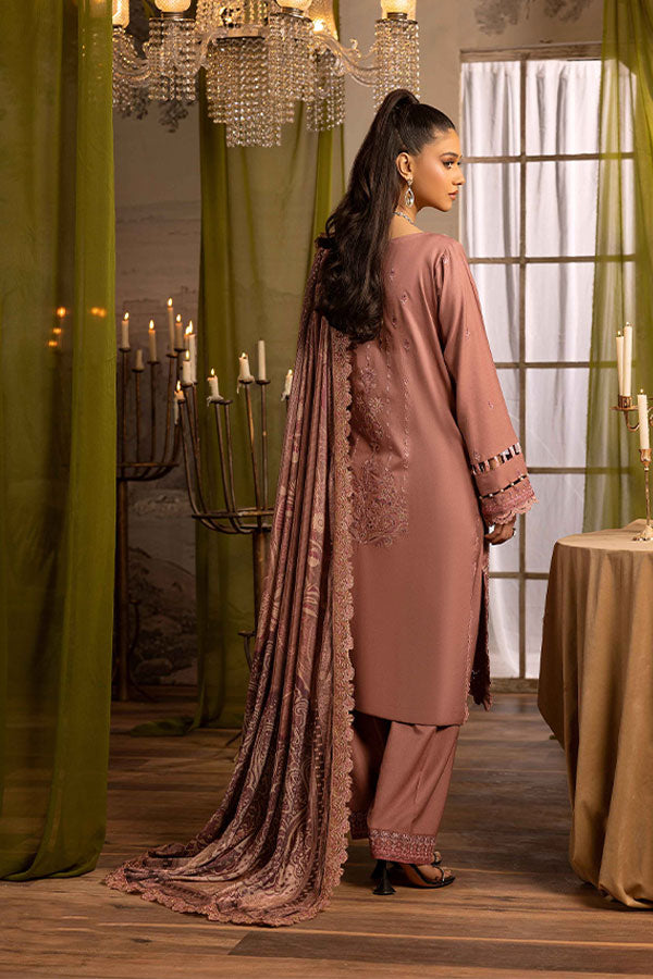 Shaista Excited Emb Peach`25 D#819