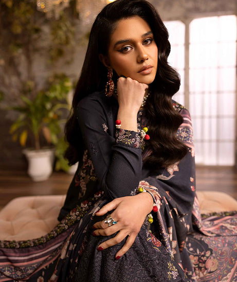 Shaista Excited Emb Peach`25 D#820