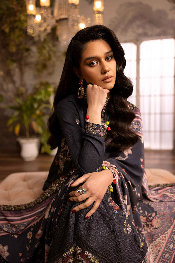 Shaista Excited Emb Peach`25 D#820