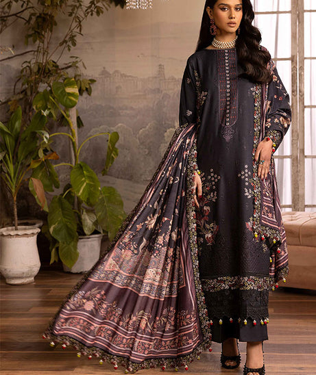 Shaista Excited Emb Peach`25 D#820