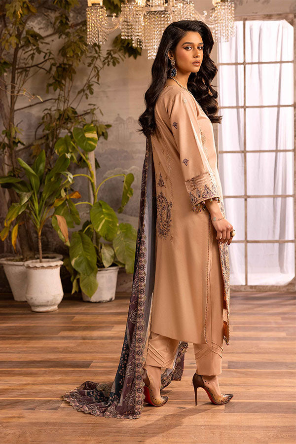 Shaista Excited Emb Peach`25 D#821