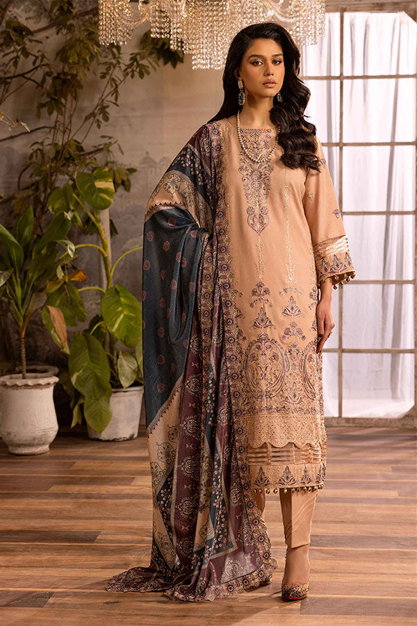 Shaista Excited Emb Peach`25 D#821