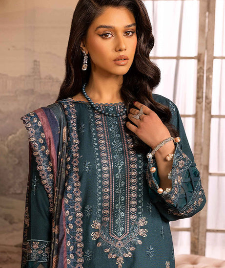 Shaista Excited Emb Peach`25 D#822