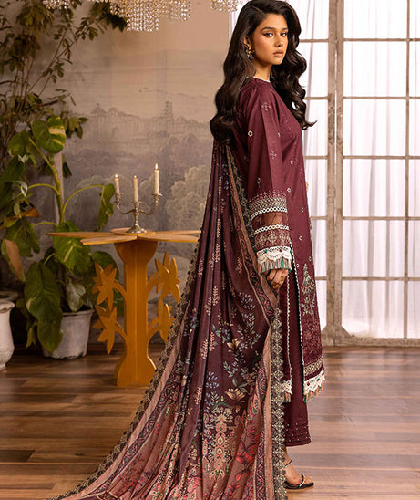 Shaista Excited Emb Peach`25 D#823