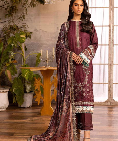 Shaista Excited Emb Peach`25 D#823