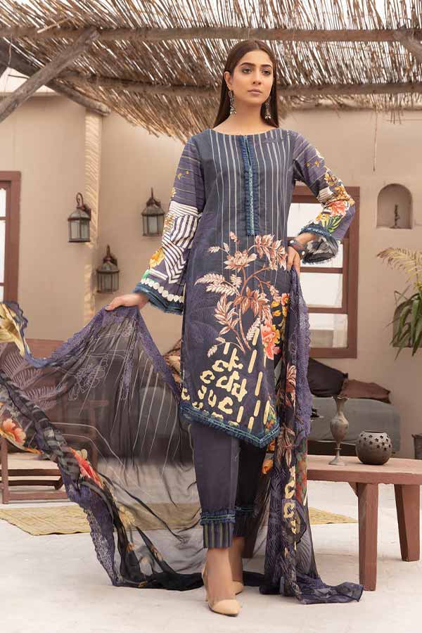 Shaista Hadiya D/Slub Lawn'21 D#162
