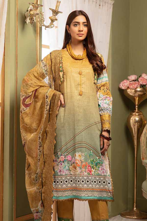 Shaista Hadiya D/Slub Lawn'21 D#172