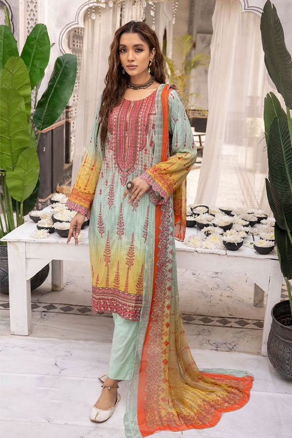 Shaista Haram Emb Lawn`23 D#14