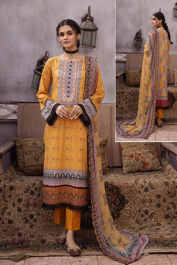 Shaista Hira Digital Emb Lawn`23 D#02