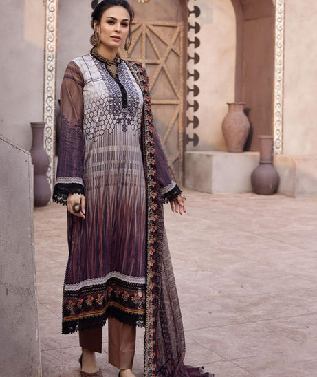 Shaista Hira Digital Emb Lawn`23 D#03
