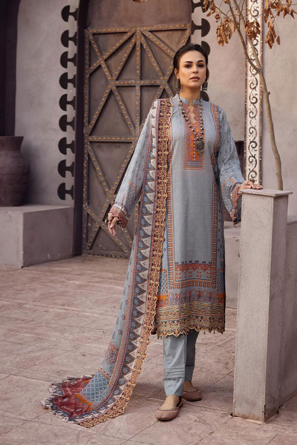 Shaista Hira Digital Emb Lawn`23 D#04