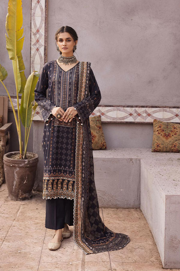 Shaista Hira Digital Emb Lawn`23 D#06