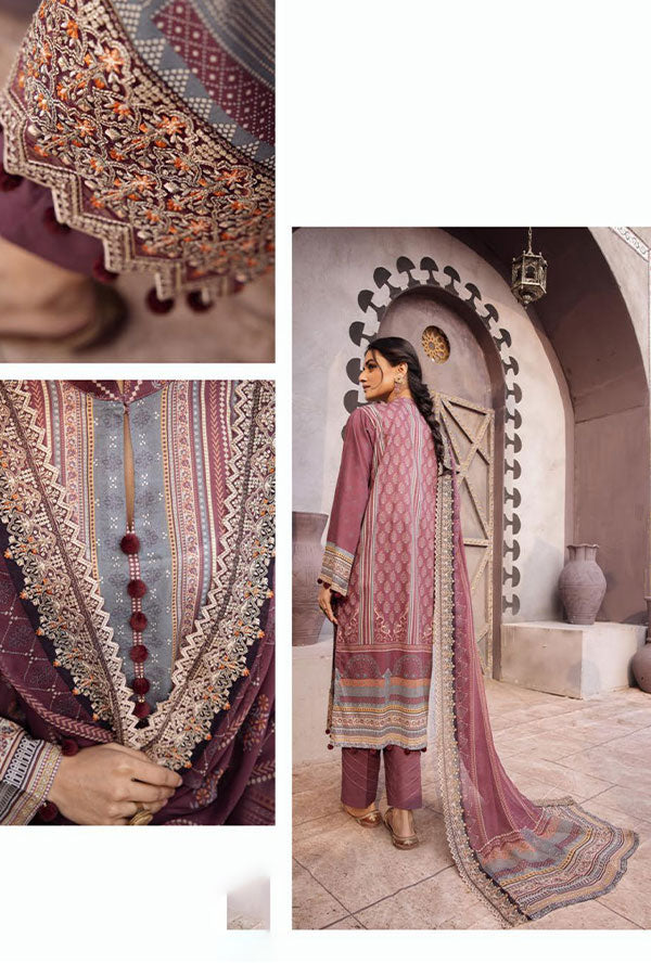 Shaista Hira Digital Emb Lawn`23 D#07