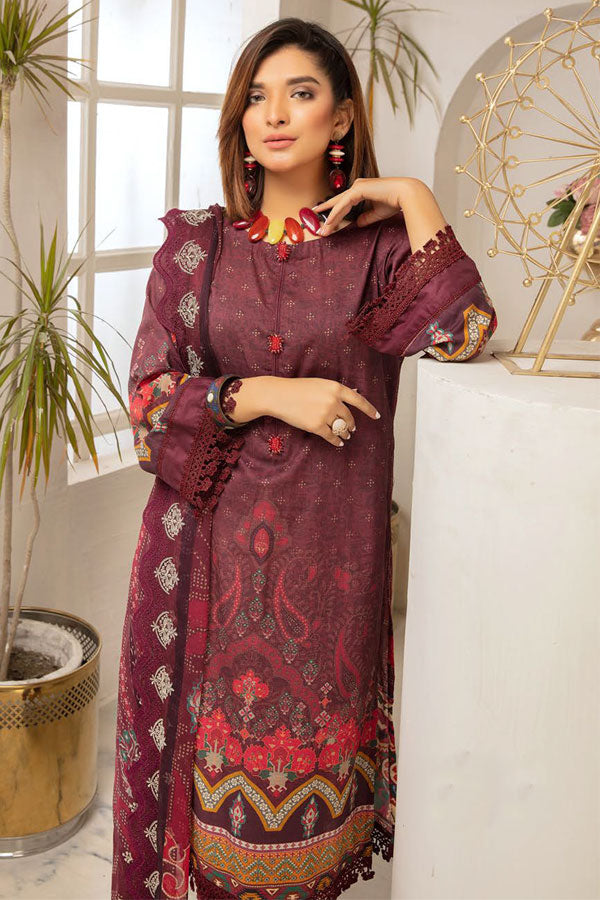 Shaista Huda D/Print Lawn`21 D#127