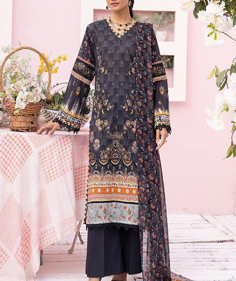 Shaista Husn-e-Jahan Lawn'24 Vol-02 D#535