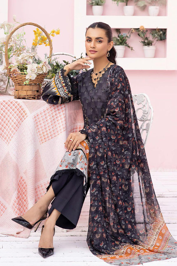 Shaista Husn-e-Jahan Lawn'24 Vol-02 D#535