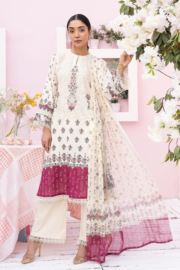 Shaista Husn-e-Jahan Lawn'24 Vol-02 D#536