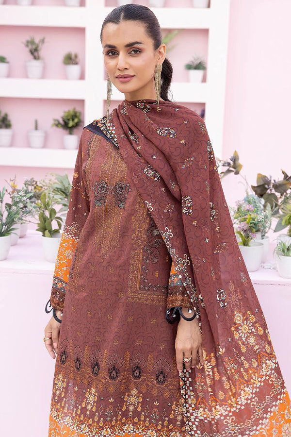 Shaista Husn-e-Jahan Lawn'24 Vol-02 D#537