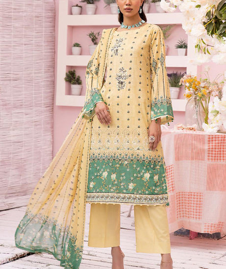 Shaista Husn-e-Jahan Lawn'24 Vol-02 D#538