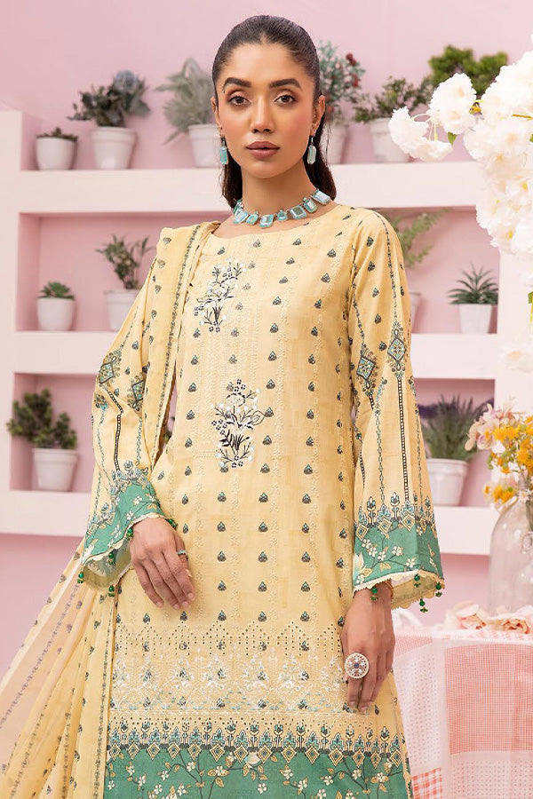 Shaista Husn-e-Jahan Lawn'24 Vol-02 D#538