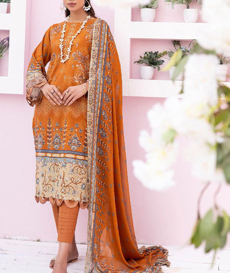 Shaista Husn-e-Jahan Lawn'24 Vol-02 D#545