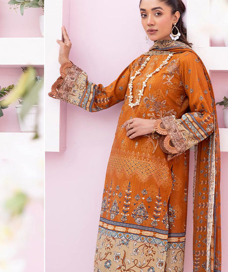 Shaista Husn-e-Jahan Lawn'24 Vol-02 D#545