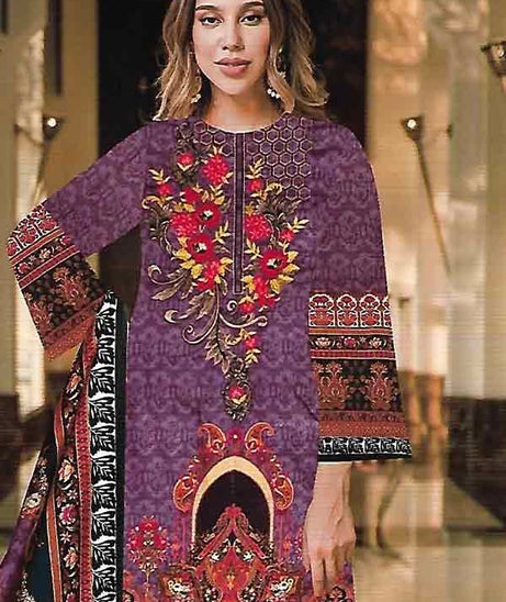 Shaista Khuahish Emb Linen`21 D#06