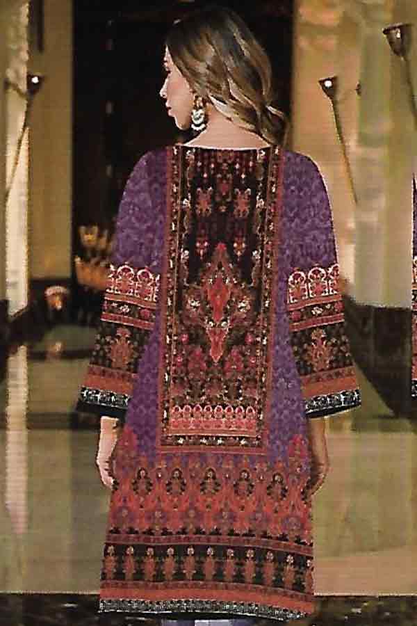 Shaista Khuahish Emb Linen`21 D#06