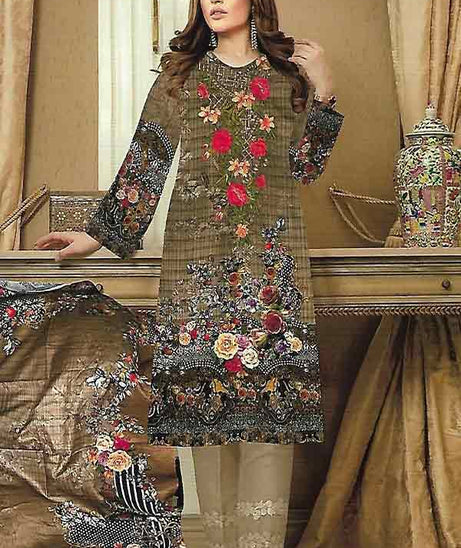 Shaista Khuahish Emb Linen`21 D#07