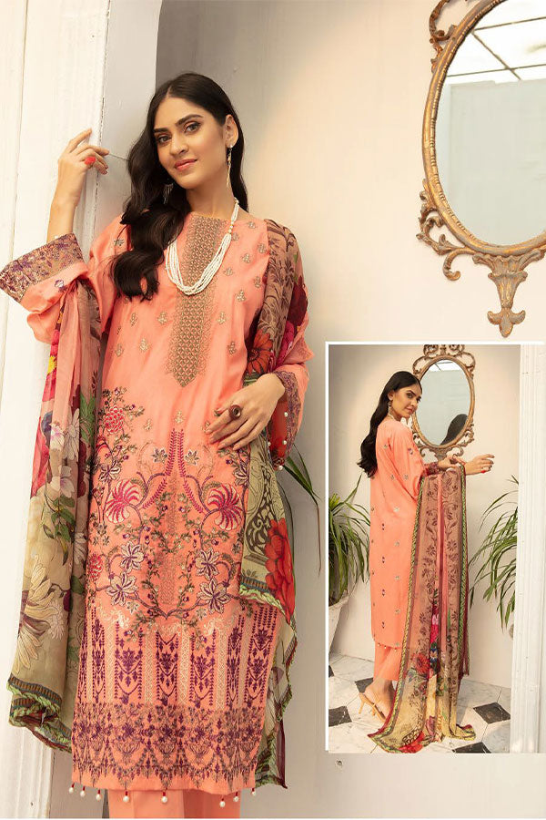 Shaista Luxury Lawn`22 D#25