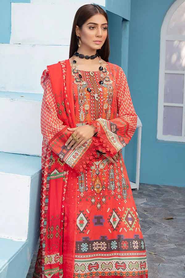 Shaista Maleeha Emb Lawn`22 D#235