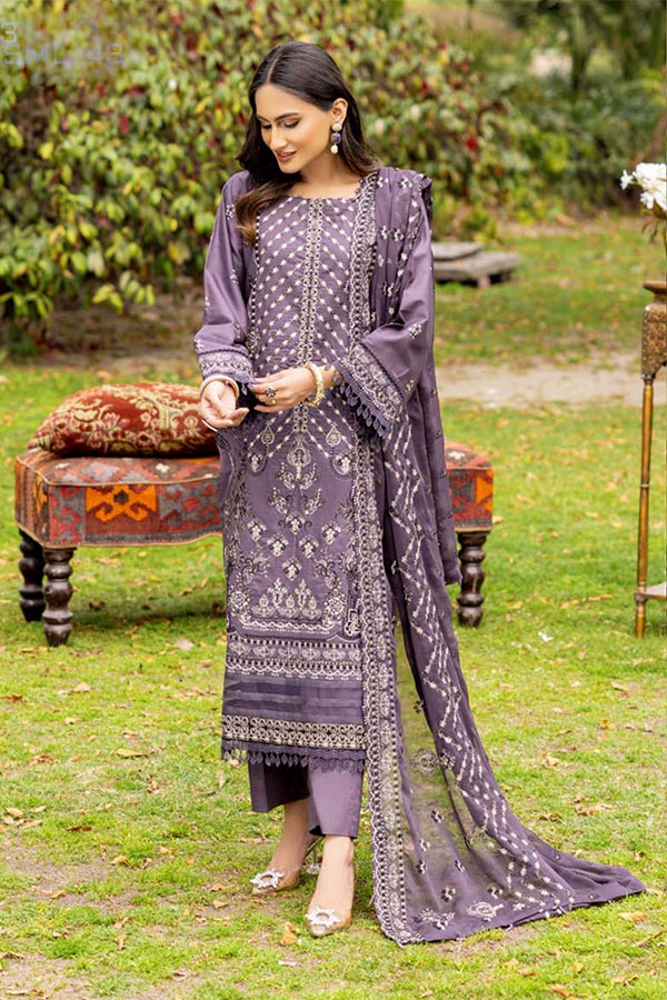 Shaista Mehrunisa Emb Lawn`23 SML#43