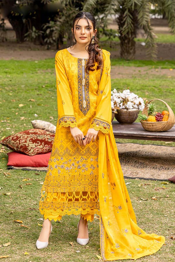 Shaista Mehrunisa Emb Lawn`23 SML#47