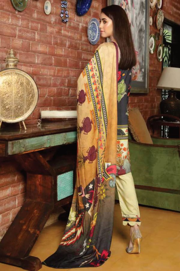 Shaista Minakari DP/Emb Linen'20 D#21