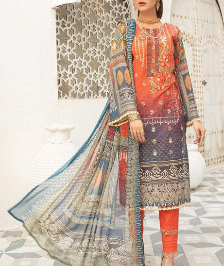 Shaista Parishay Emb Lawn`21 D#70