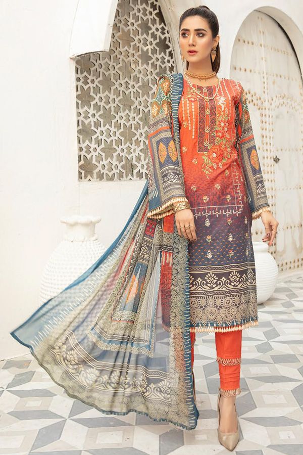 Shaista Parishay Emb Lawn`21 D#70