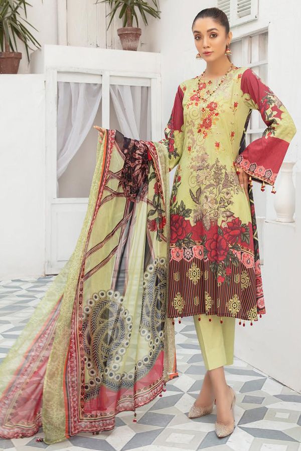 Shaista Parishay Emb Lawn`21 D#74