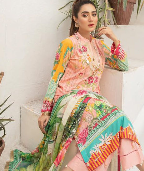 Shaista Parishay Emb Lawn`21 D#76