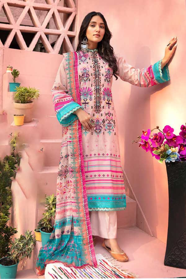 Shaista Sawera Print Lawn'22 D#48