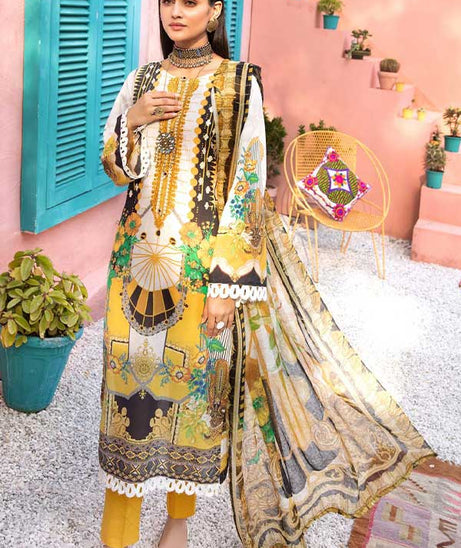 Shaista Sawera Print Lawn'22 D#50