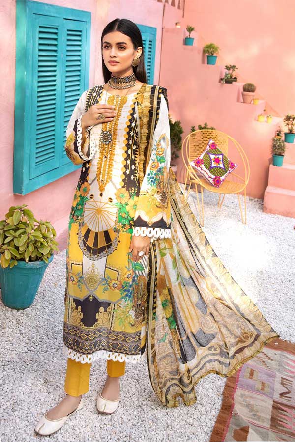 Shaista Sawera Print Lawn'22 D#50