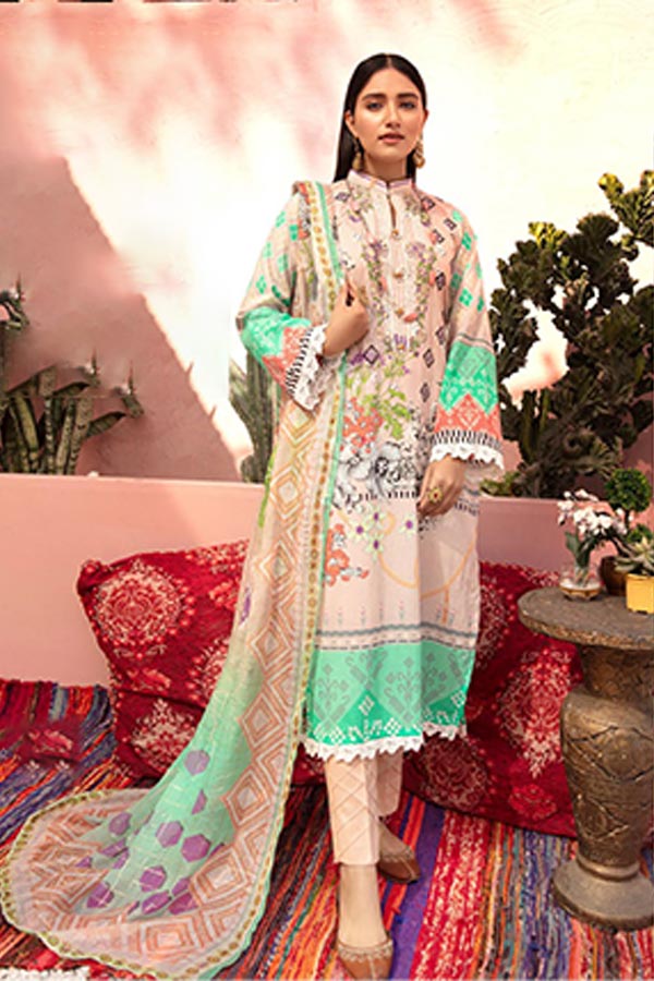 Shaista Sawera Print Lawn'22 D#52