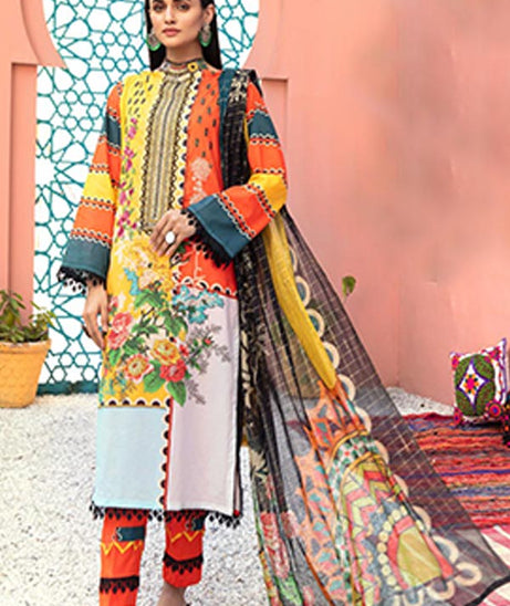 Shaista Sawera Print Lawn'22 D#54