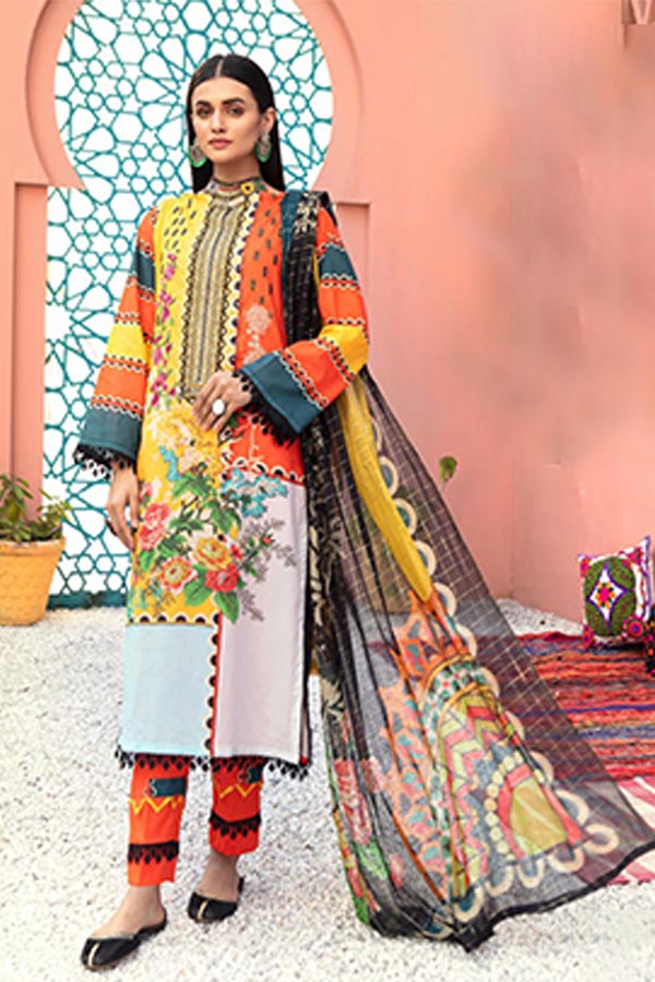 Shaista Sawera Print Lawn'22 D#54