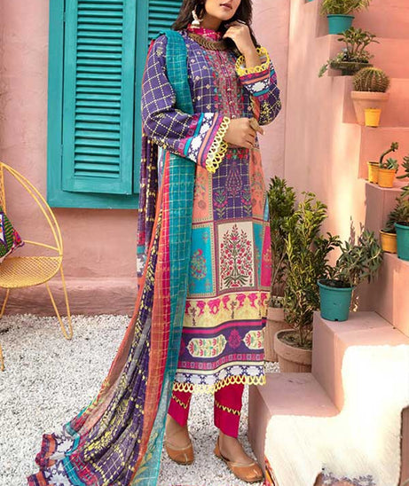 Shaista Sawera Print Lawn'22 D#57