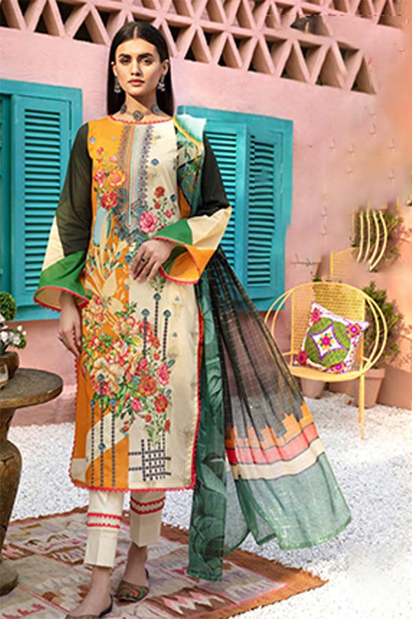 Shaista Sawera Print Lawn'22 D#58