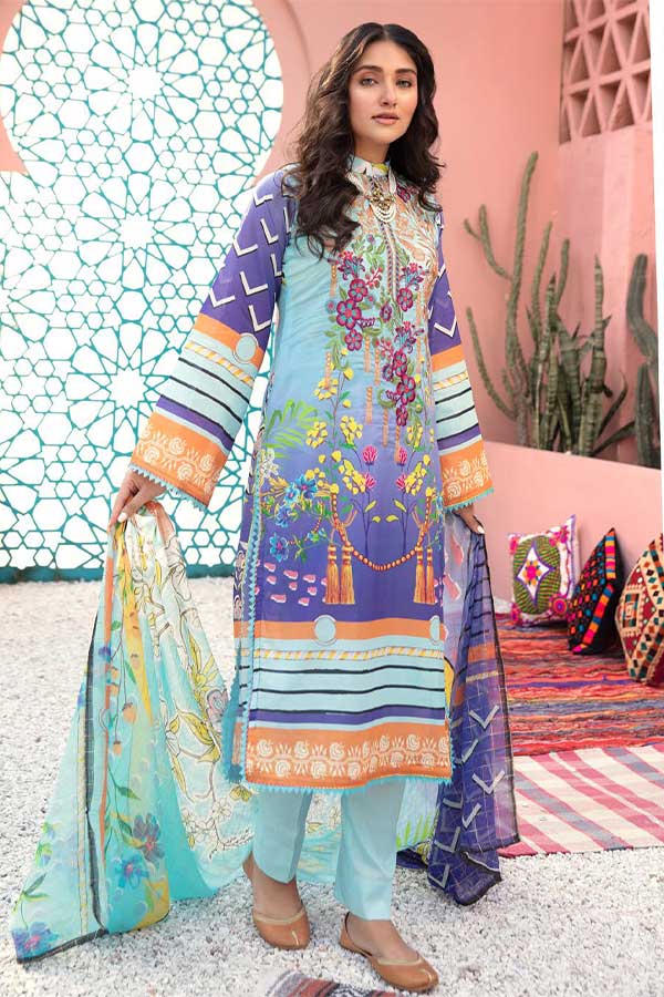 Shaista Sawera Print Lawn'22 D#60