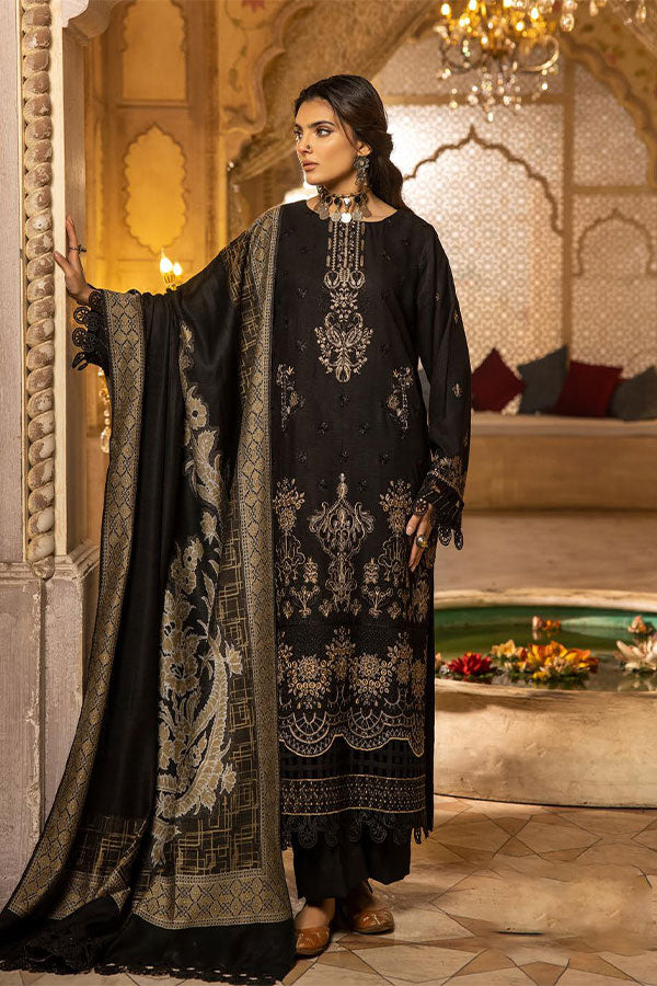 Shaista Semi Peach Jacquard'24 D#394