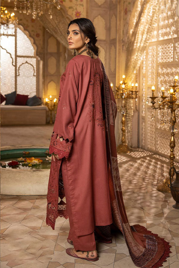 Shaista Semi Peach Jacquard'24 D#395