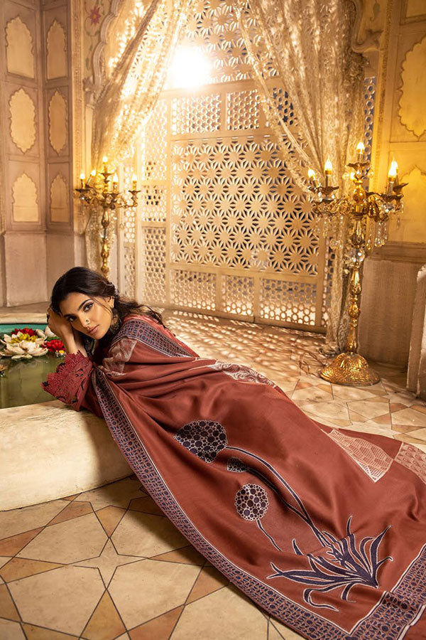 Shaista Semi Peach Jacquard'24 D#395